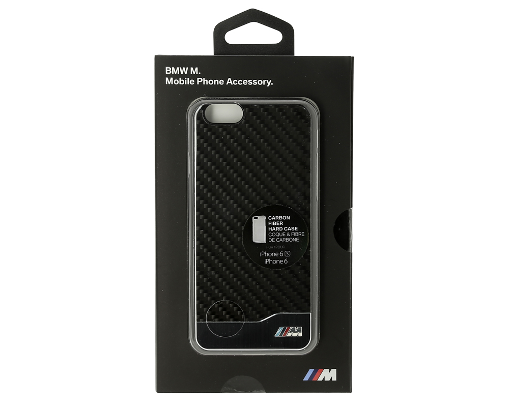 Накладка для_Apple-- iPhone 6 * 6s_1.020_CG - mobile_BMW_PC_M-Collection_Aluminium&Carbon Hard_черна