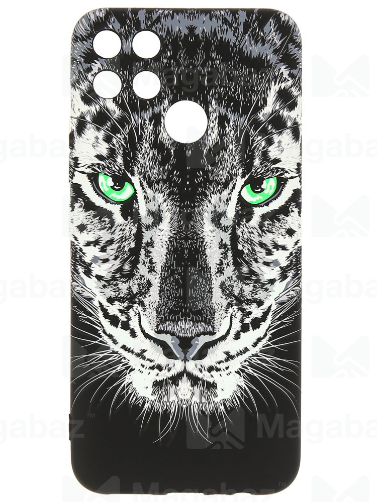 Накладка для_Realme-- C25 * C25S * Narzo 30A_1.095-1_Helsen_с защитой КАМЕРЫ_животные_TX3_пантера