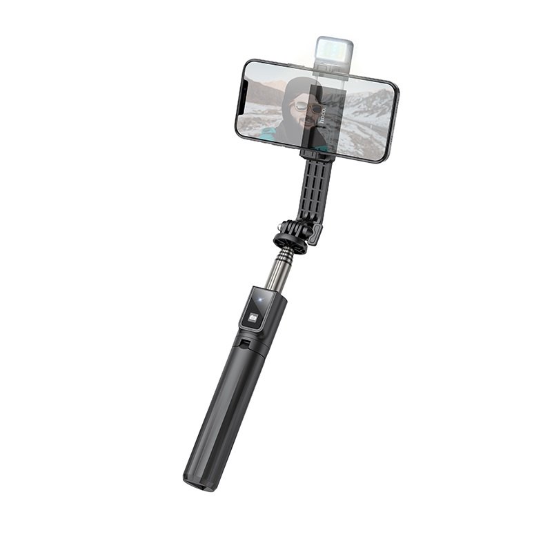Монопод для селфи_HOCO_K15_Bluetooth_чёрный