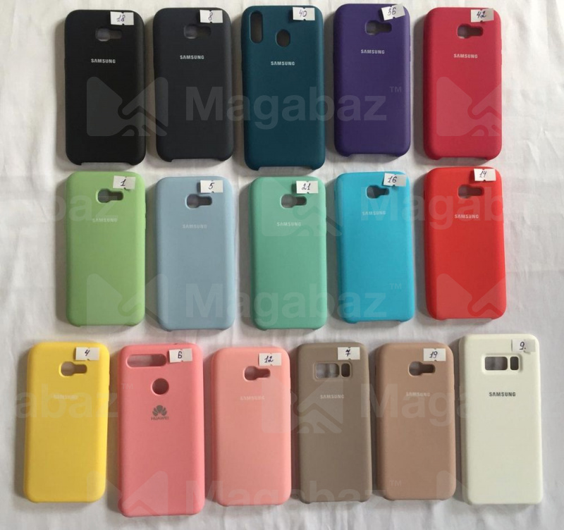 Накладка для_Samsung--A40/SM-A405_1.106_Silicon Cover_серый_15