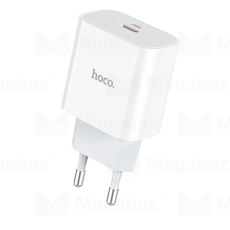 УЗУ блок-сеть_выход USB Type-C 3000 mA_HOCO_C76A Plus_PD20W_белый