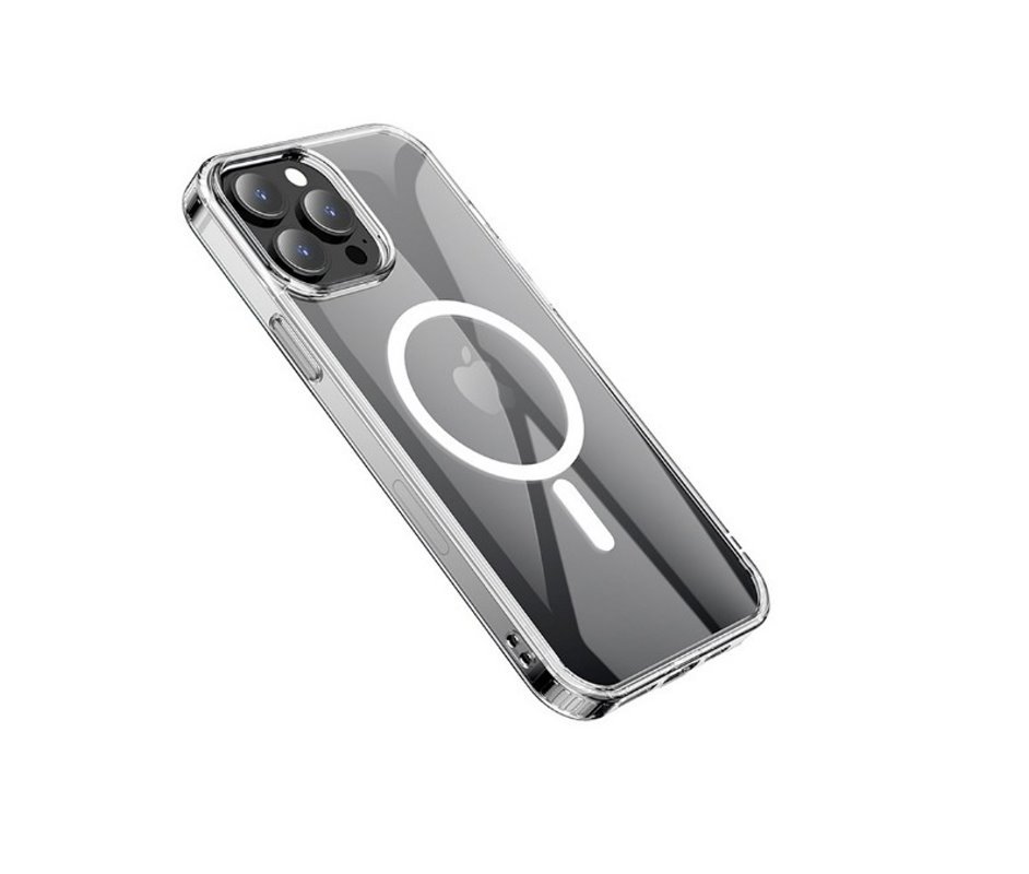 Накладка для_Apple-- iPhone 12 mini_1.111_TPU HOCO 1.5mm_MagSafe_прозрачный_глянцевый