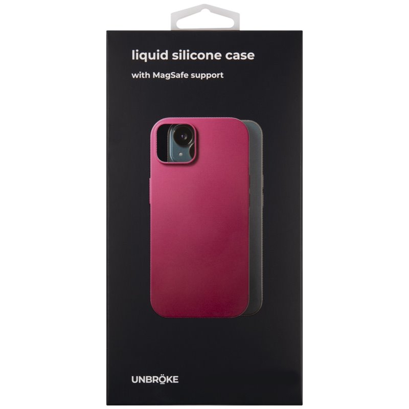 Накладка для_Apple-- iPhone 13_1.0033_TPU_UNBRÖKE_MagSafe_красный-темно