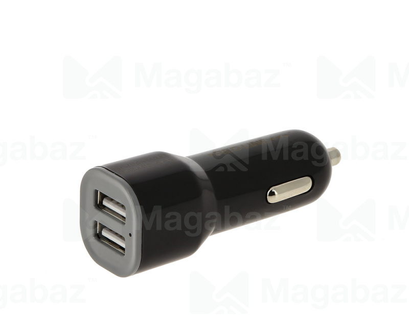 УЗУ_Блок авто_выходы USB 1000 mA/USB 1000 mA_Red Line_Lite_AC-1A_чёрный