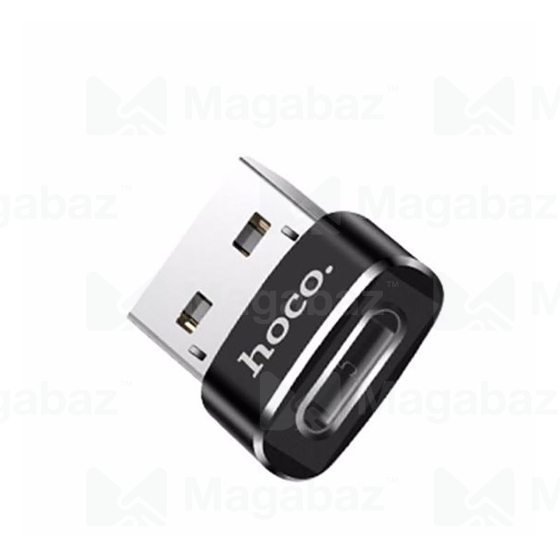 Переходник_USB(m) - Type C_HOCO_UA6_черный