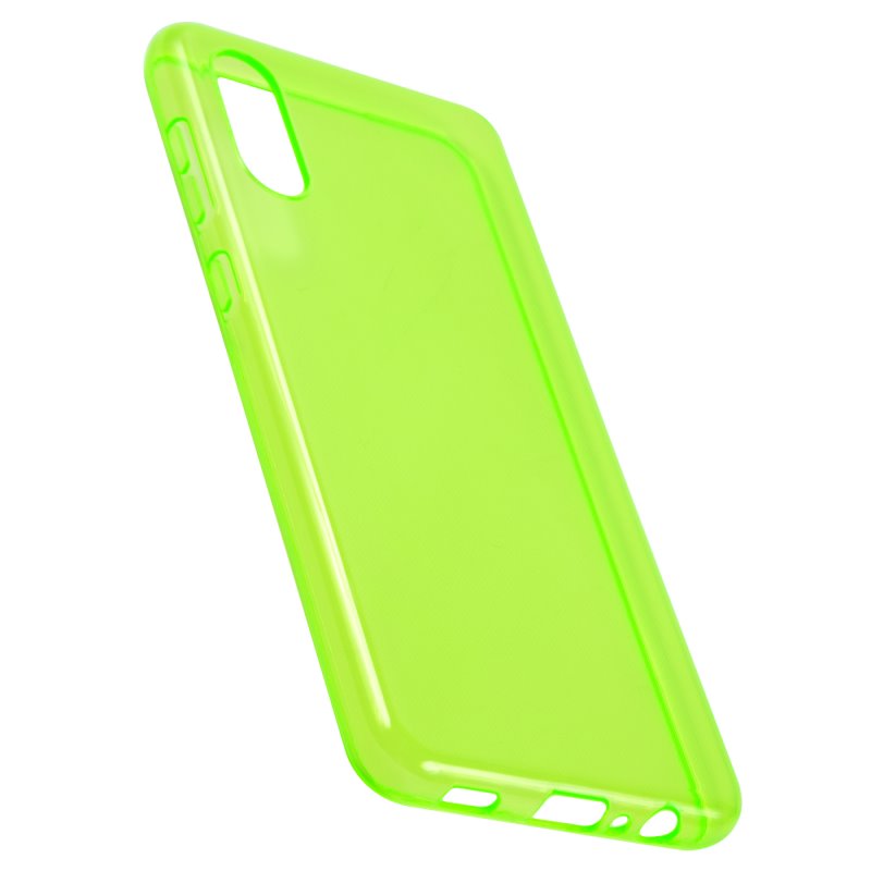 Накладка для_Samsung-- A03_1.117_TPU iBox Crystal_зеленый-светло