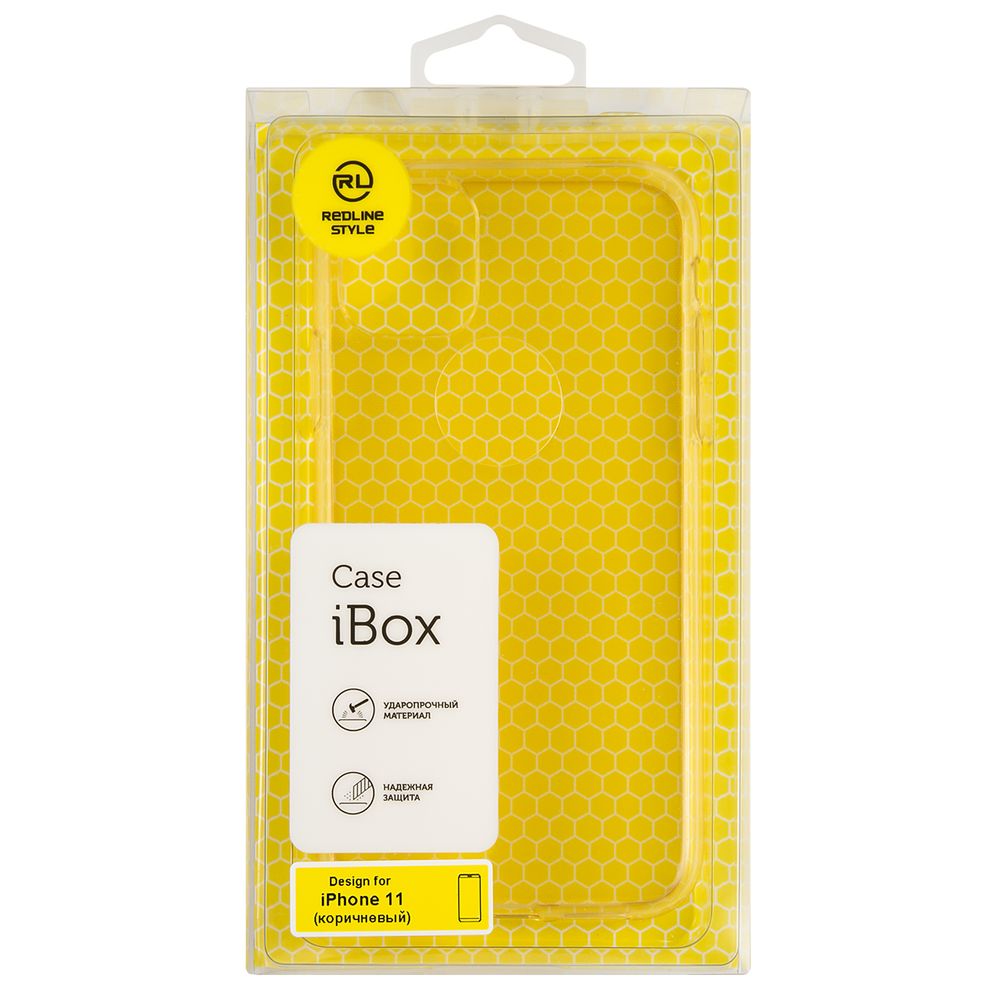 Накладка для_Apple-- iPhone 6 * 6s_1.117_TPU iBox Crystal_золотой_тех.пак.