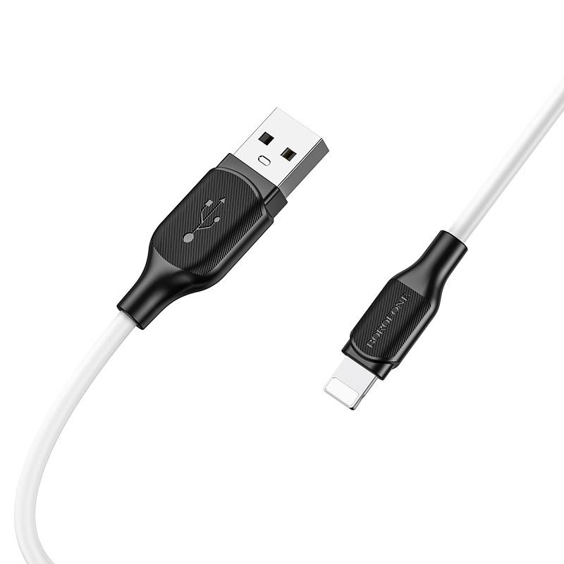 USB-кабель_Apple-- Lightning_Borofone_BX42_TPU_белый_1м
