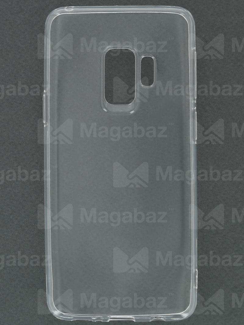 Накладка для_Samsung-- S9_1.146_TPU mp 1mm_с БОРТИКОМ в отверстии камеры_прозрачный_глянцевый