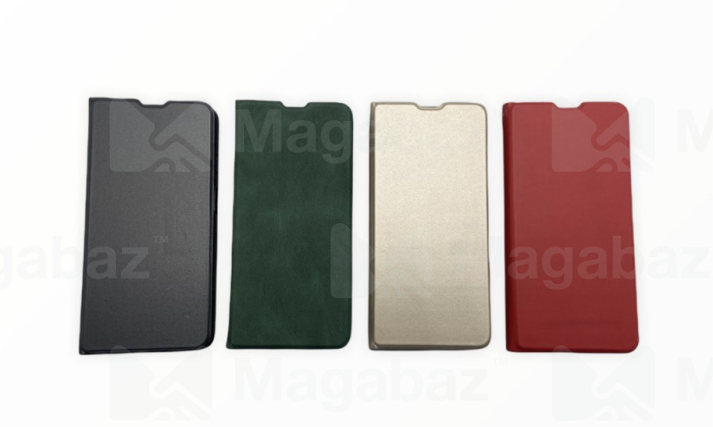 Чехол-книжка для_ZTE-- Blade A3 (2020)_1.343_Red Line_Ibox_на магнитах_красный
