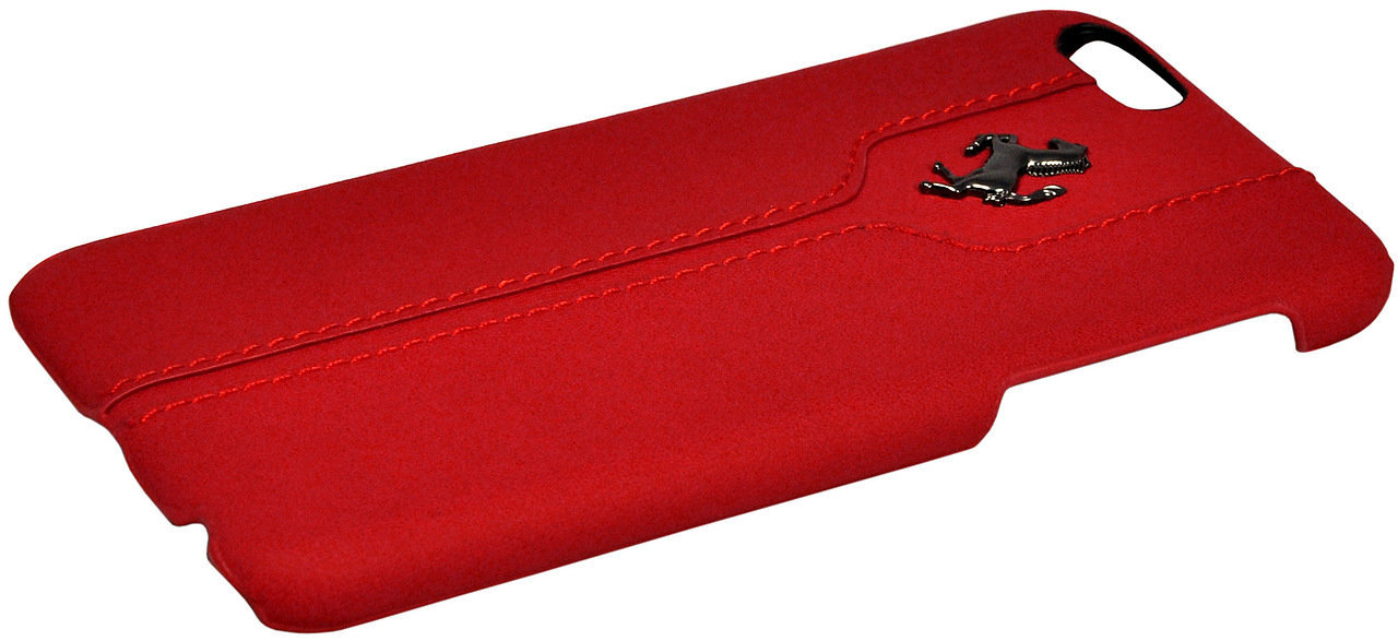 Накладка для_Apple-- iPhone 6 * 6s_1.020_CG - mobile_Ferrari_Leather_Montecarlo Hard_красная