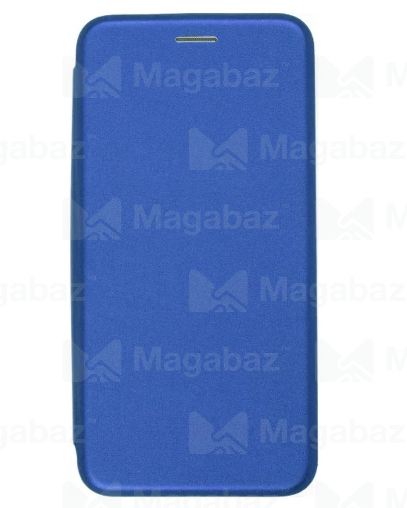 Чехол-книжка для_Samsung-- A01 Core * M01 Core_1.345_Fashion Case_на магнитах_с визитницей_синий_тех