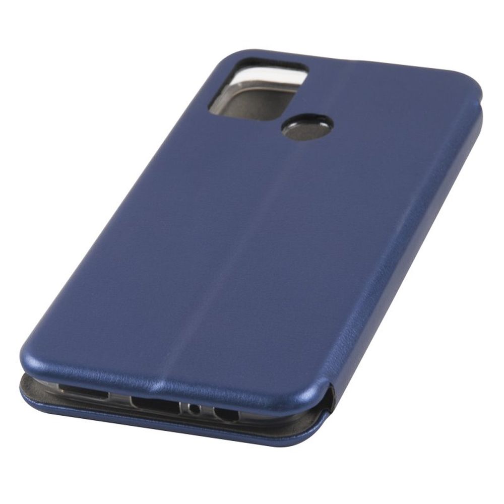 Чехол-книжка для_Samsung-- A12 * A12 Nacho * M12_1.341_Red Line_Unit_на магнитах_с визитницей_синий