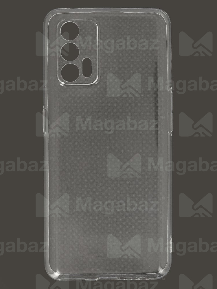 Накладка для_Realme-- GT Neo * GT_1.146-1_TPU mp 1mm_с ЗАЩИТОЙ камеры_прозрачный_глянцевый