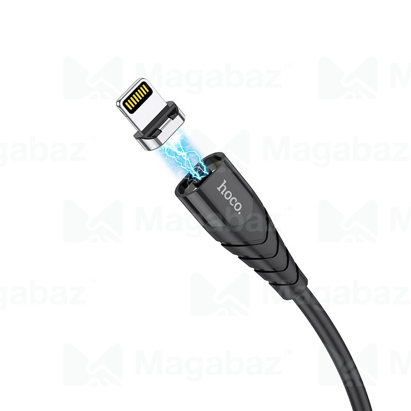 USB-кабель_Apple-- Lightning_HOCO_X63_TPU_магнитный_черный_1м