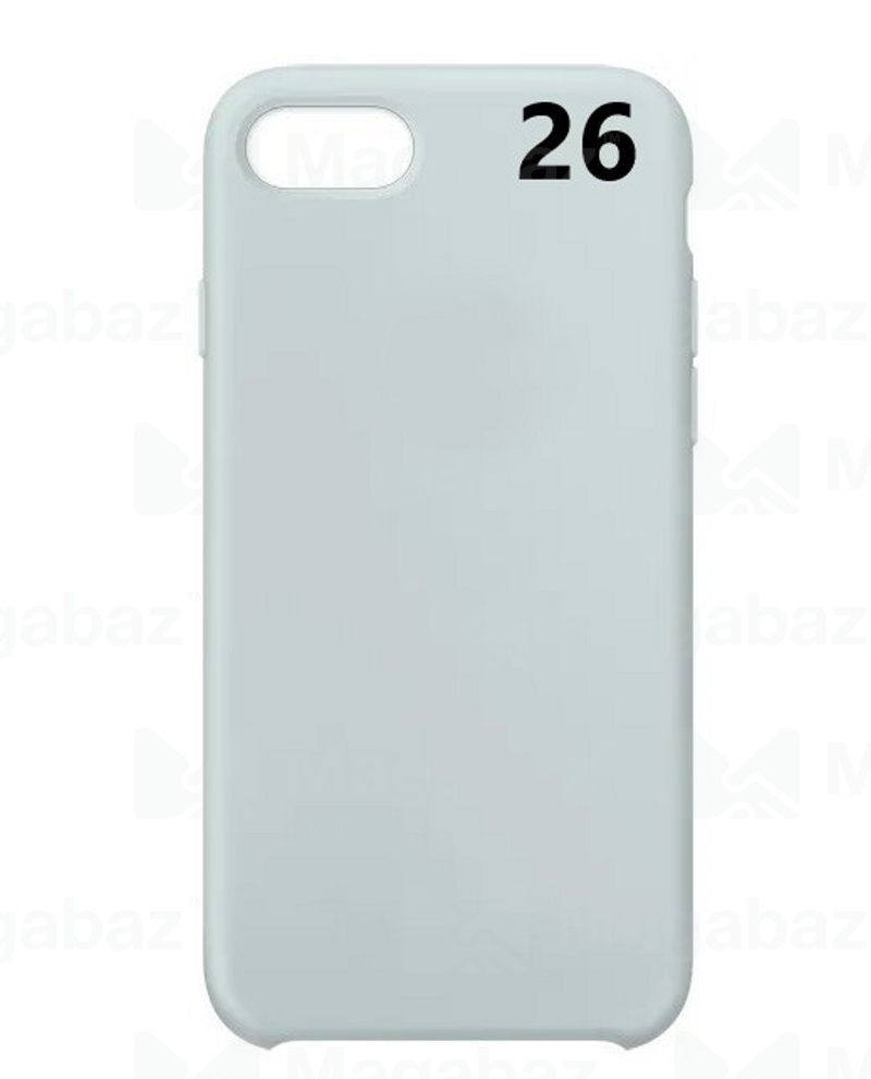Накладка для_Apple-- iPhone 11_1.102_Silicone Case_без логотипа_серый-светло_26