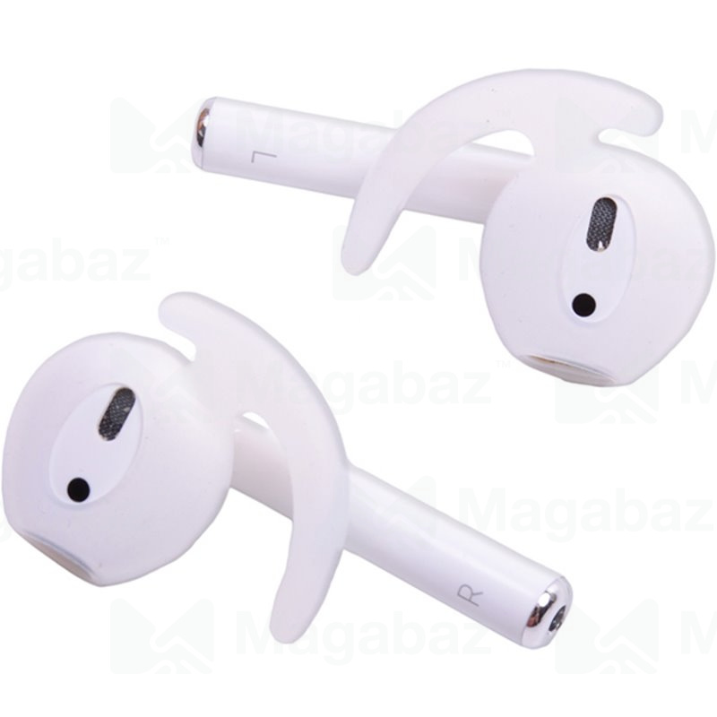 Насадка внутриканальная для наушников формата Air Pods_No Name_Вид №1_белое-светло_тех.пак.