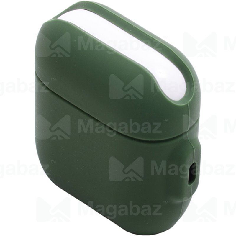 Чехол для наушников_Apple-- AirPods * AirPods 2_Kingxbar_TPU_водонепроницаемый_в комплекте шнурок TP
