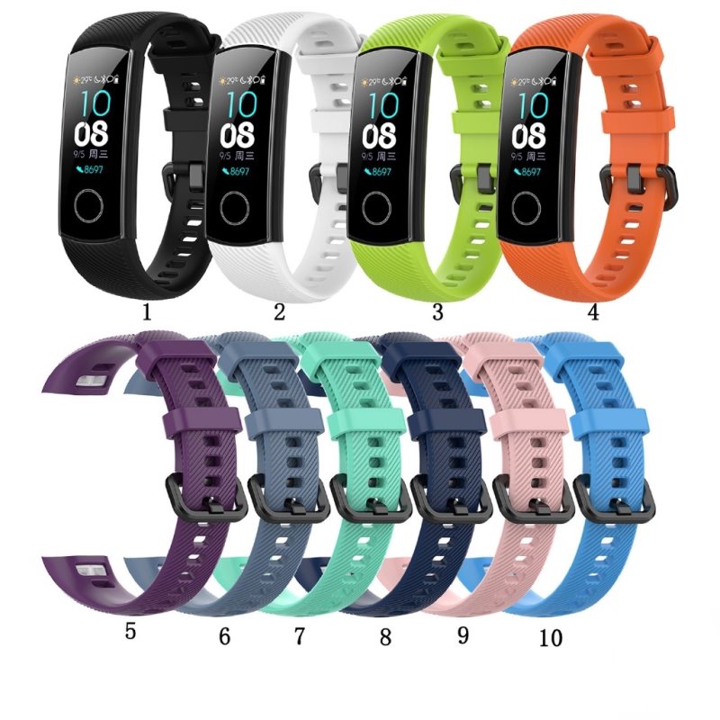 Ремешок на руку для_Huawei-- Honor Band 4_No Name_TPU_белый_2