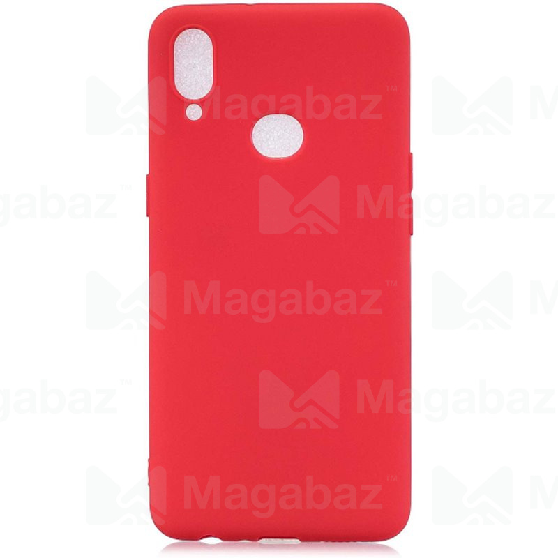 Накладка для_Samsung-- A40/SM-A405_1.195_TPU mate 1mm_красный