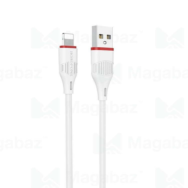 USB-кабель_Apple-- Lightning_Borofone_BX17_TPU_белый_1м