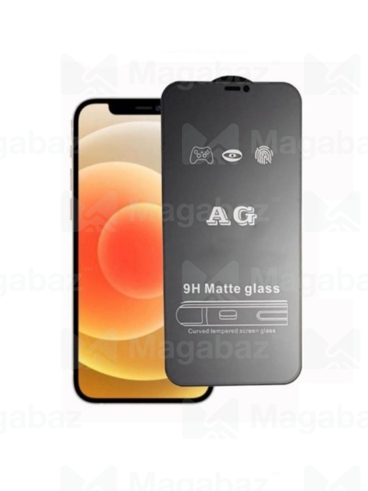 Защита дисплея_Apple-- iPhone 14 Plus_2.129_стекло_Glass PRO_FULL GLUE_МАТОВОЕ_черное_тех.пак._(крат
