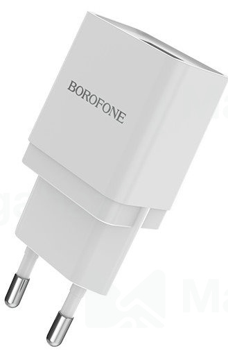 УЗУ блок-сеть_выход USB 1000 mA_Borofone_BA19A_белый