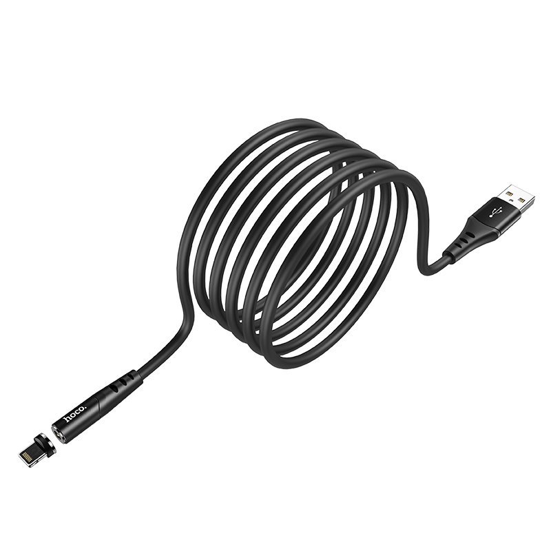 USB-кабель_Apple-- Lightning_HOCO_X60_TPU_магнитный_черный_1м