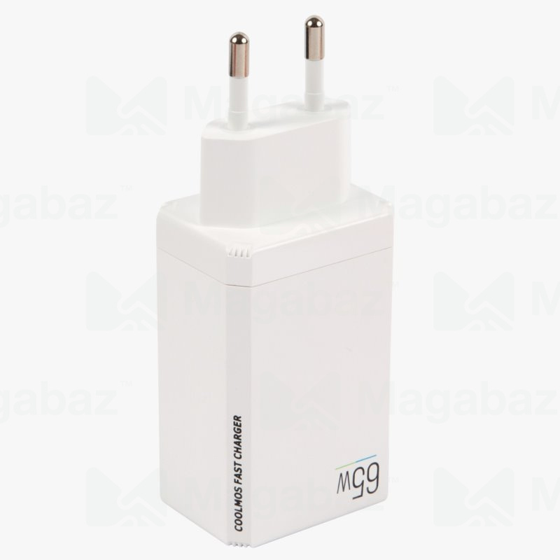 УЗУ блок-сеть_выходы USB Type-C 3250 mA/USB Type-C 3250 mA/USB 3250 mA_Red Line_PD-80_PD65_белый_QC4