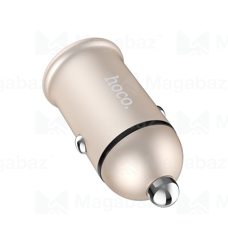УЗУ_Блок авто_выходы USB 3100 mA/USB 3100 mA_HOCO_Z30_золотой