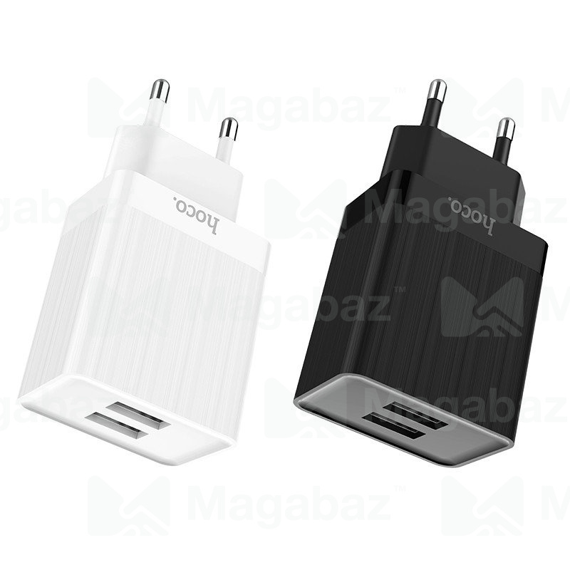 УЗУ блок-сеть_выходы USB 3400 mA/USB 3400 mA_HOCO_С51A_черный