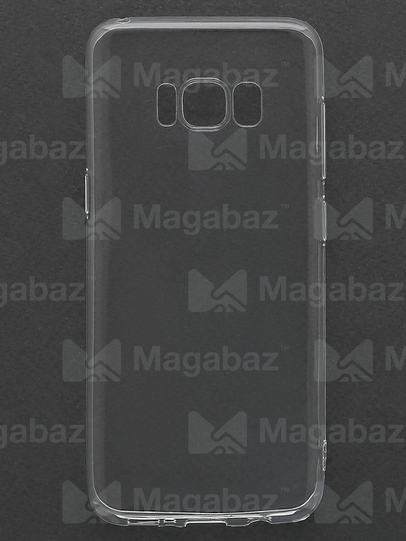 Накладка для_Samsung-- S8/SM-G950F_1.146_TPU mp 1mm_с БОРТИКОМ в отверстии камеры_прозрачный_глянцев
