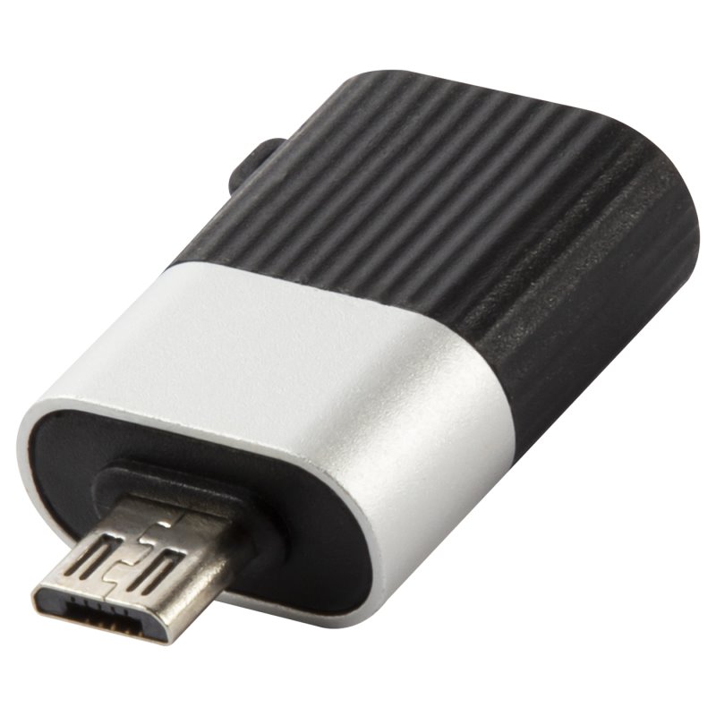 Переходник_USB - micro usb_Red Line_до 3А_черный-серебристо