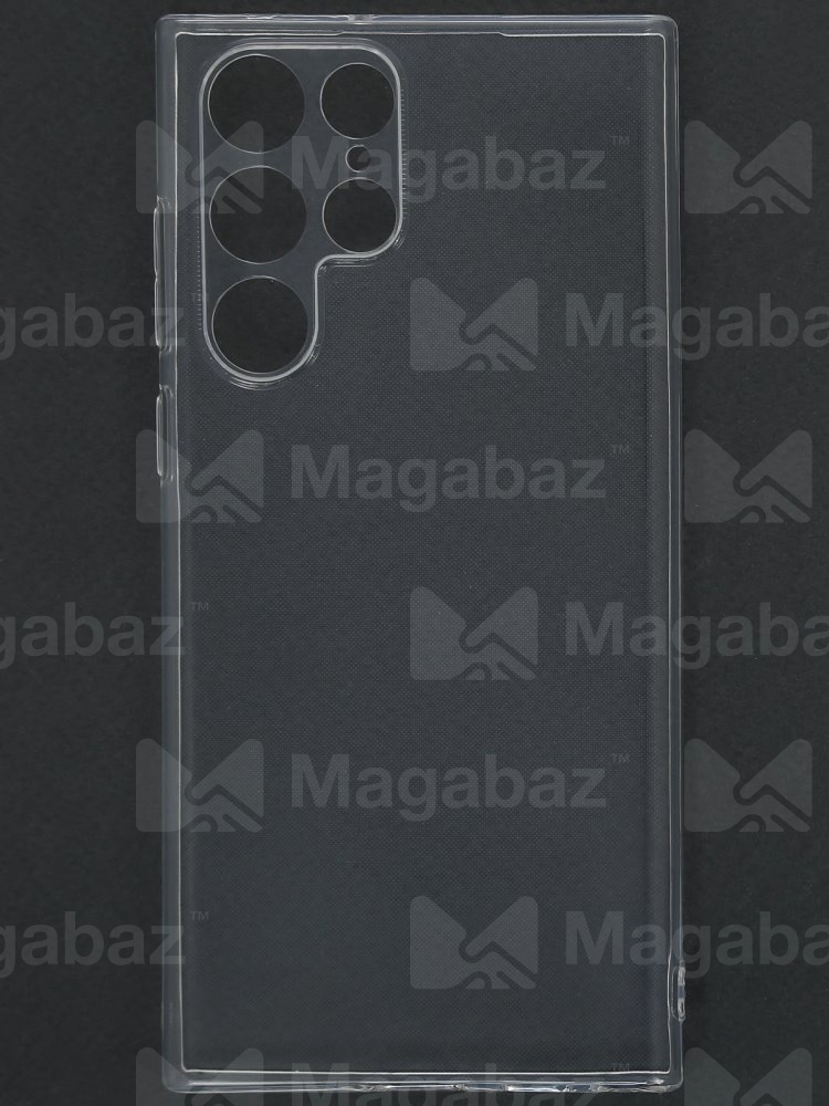 Накладка для_Samsung-- S22 Ultra_1.146-1_TPU mp 1mm_с ЗАЩИТОЙ камеры_прозрачный_глянцевый
