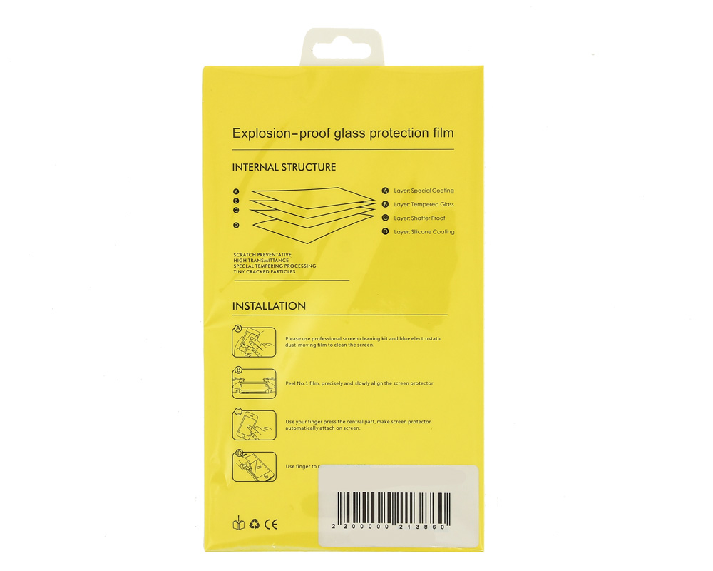 Защита дисплея_Apple-- iPhone 6 Plus * 6s Plus_2.055_стекло_Glass PRO GLUE_4D_золотое