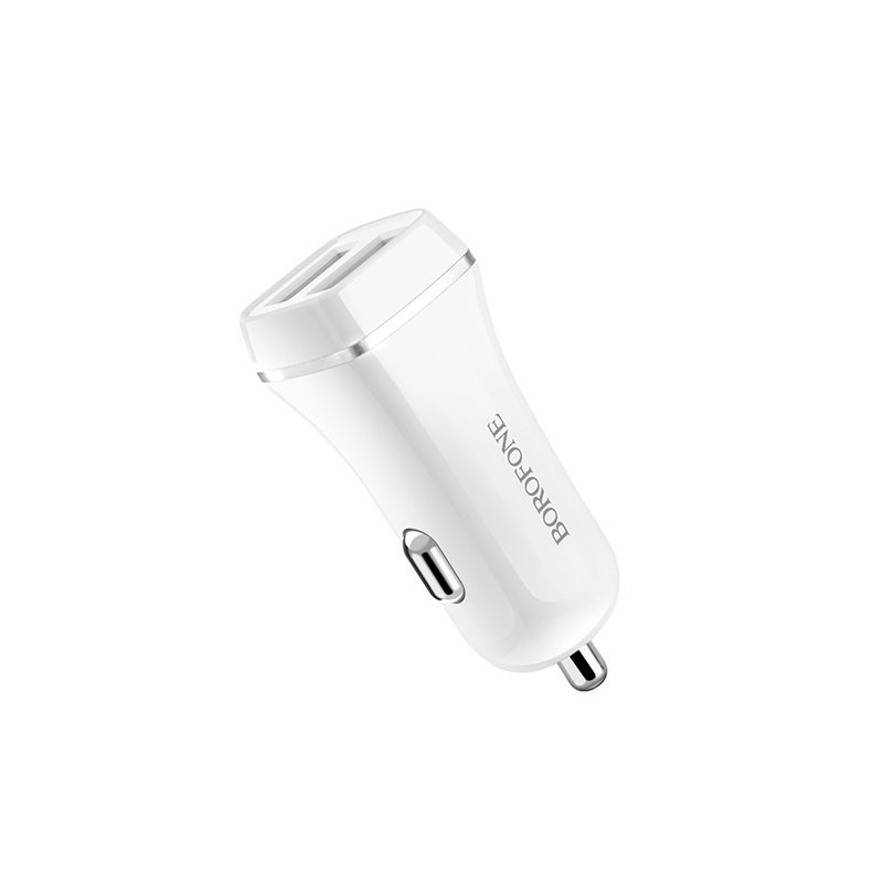 УЗУ_Блок авто_выходы USB 2400 mA/USB 2400 mA_Borofone_BZ2_белый