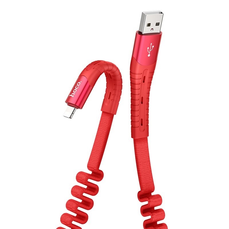 USB-кабель_Apple-- Lightning_HOCO_U78_TPU_красный_1,2м