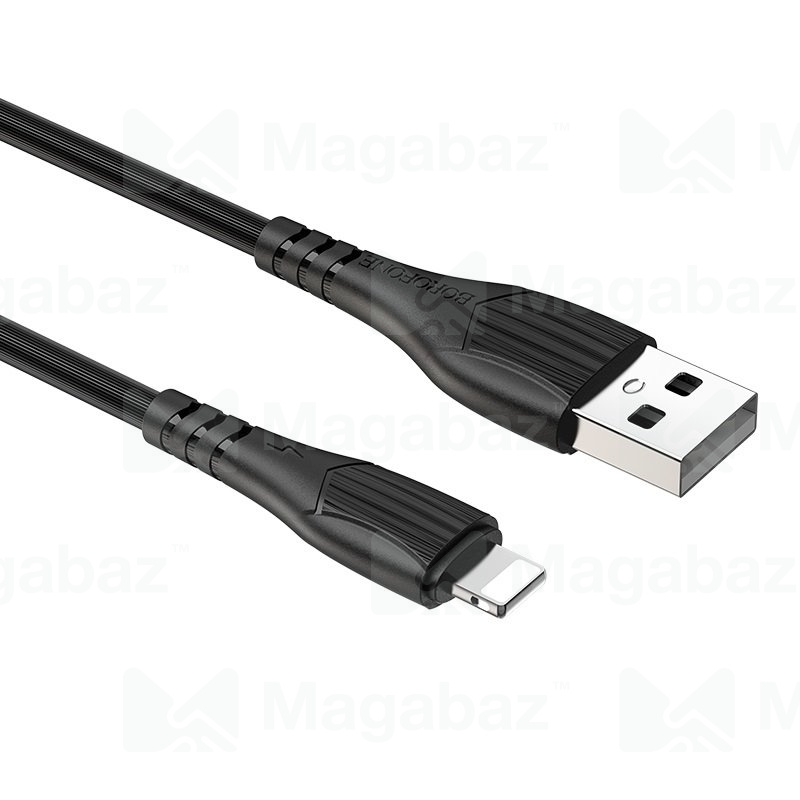 USB-кабель_Apple-- Lightning_Borofone_BX37_TPU_черный_1м