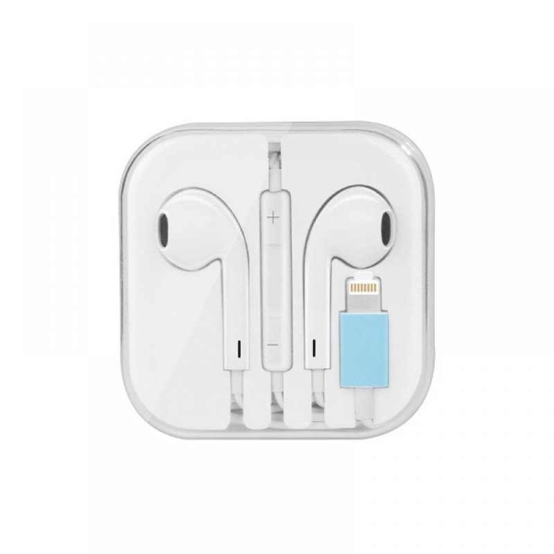 Гарнитура_HOCO_Apple--Lightning_вкладыши_белая