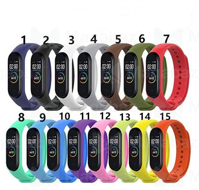 Ремешок на руку для_Xiaomi-- Mi Band 2_No Name_TPU_Вид №2_желтый_14_тех.пак.