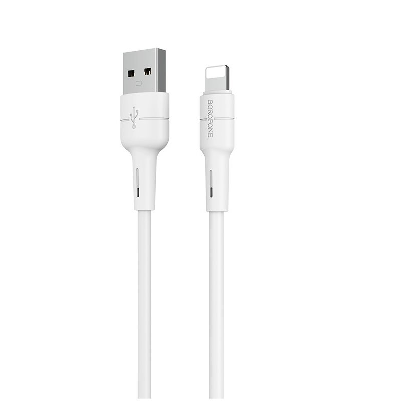 USB-кабель_Apple-- Lightning_Borofone_BX30_TPU_белый_1м