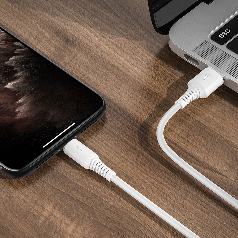 USB-кабель_Apple-- Lightning_Borofone_BX47_TPU_белый_1м