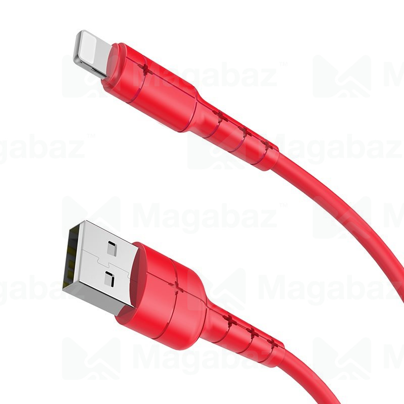 USB-кабель_Apple-- Lightning_HOCO_X30_TPU_красный_1,2м