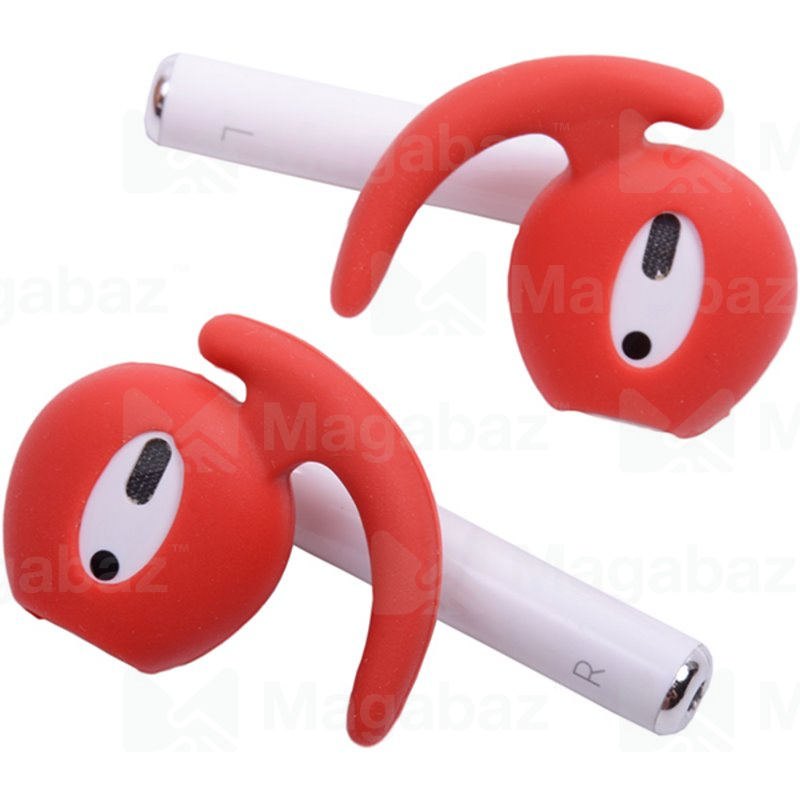 Насадка внутриканальная для наушников формата Air Pods_No Name_Вид №1_красное_тех.пак.