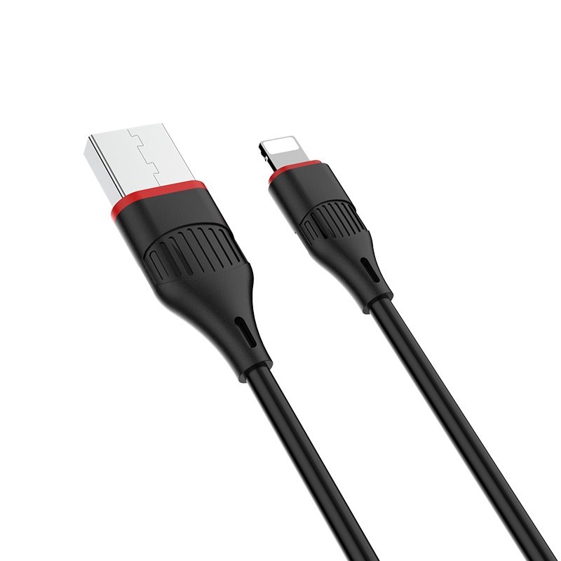USB-кабель_Apple-- Lightning_Borofone_BU17_в переплете_черный_1,2м