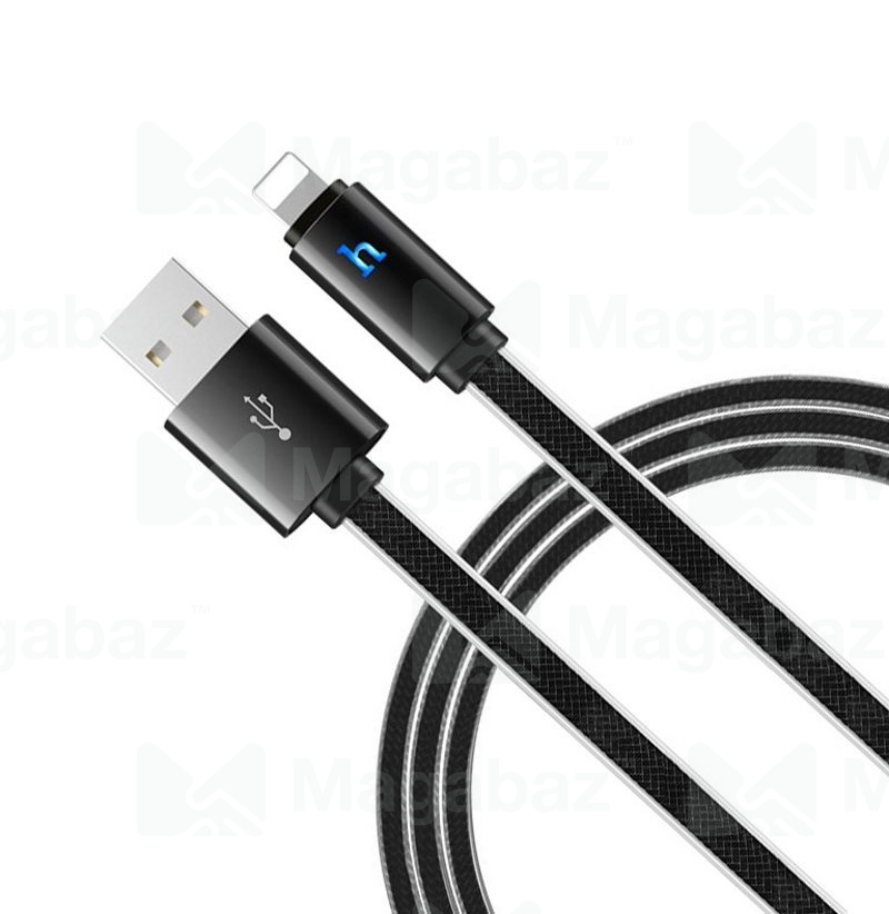 USB-кабель_Apple-- Lightning_HOCO_UPL12 Plus_TPU_черный_1,2м