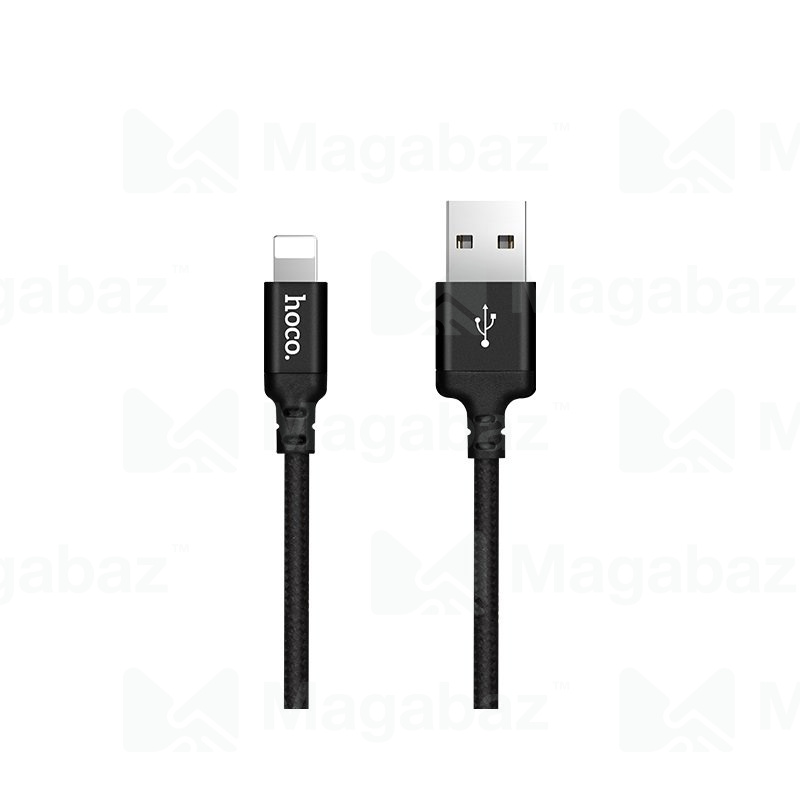 USB-кабель_Apple-- Lightning_HOCO_X14_в переплете_черный_1м