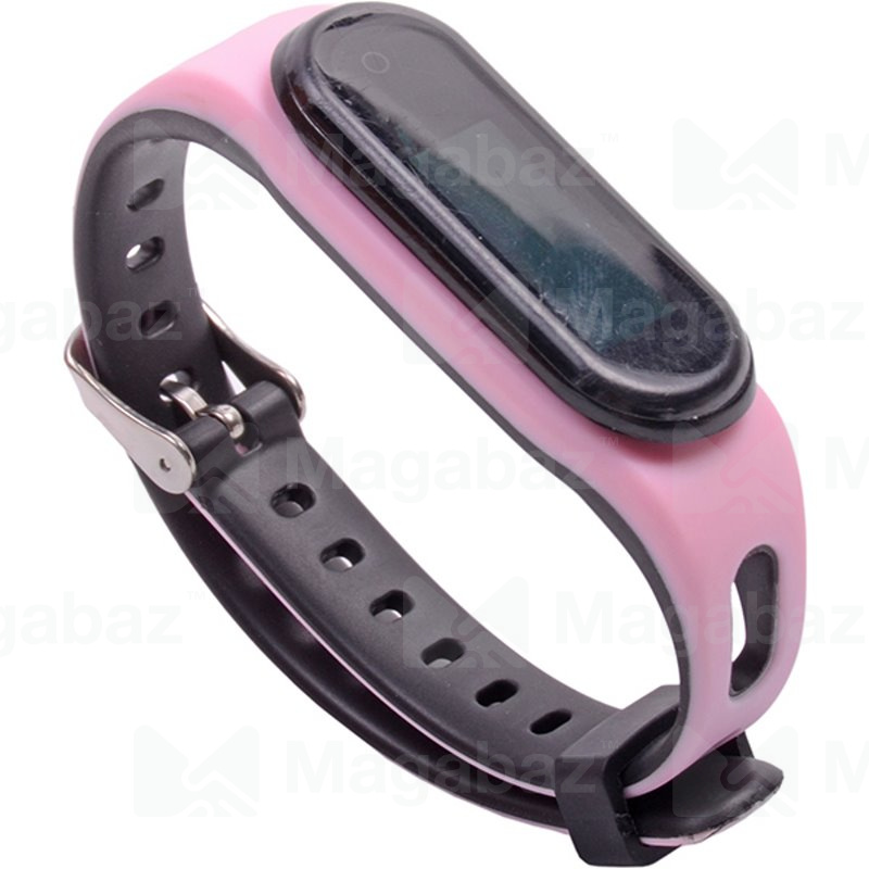 Ремешок на руку для_Huawei-- Honor Band 4 Running Edition_No Name_TPU_розовый_5