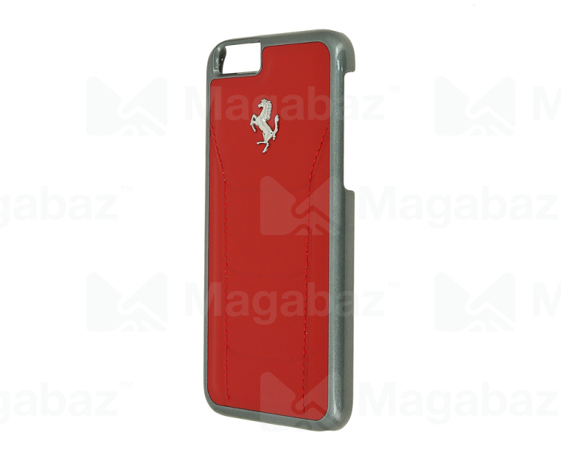 Накладка для_Apple-- iPhone 6 * 6s_1.020_CG - mobile_Ferrari_Leather_488 Hard_красная