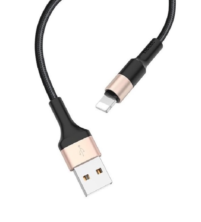 USB-кабель_Apple-- Lightning_HOCO_X26_TPU_черный_1м